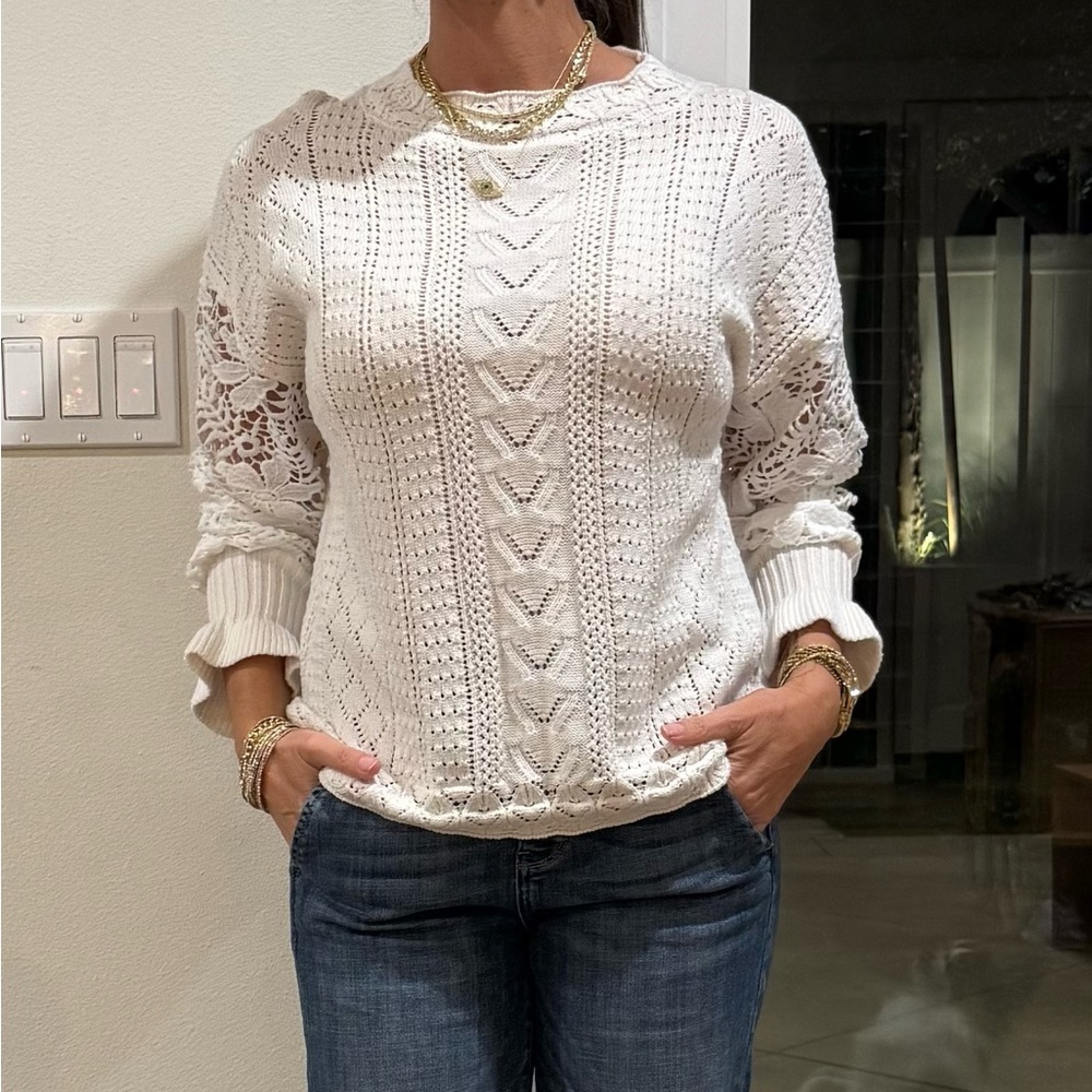 White Knit Sweater